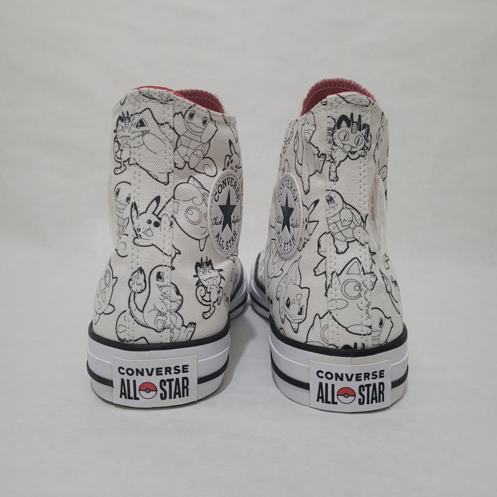 Converse Chuck Taylor All Star Pokémon Poke Ball High Top Sneakers - Picture 4 of 16